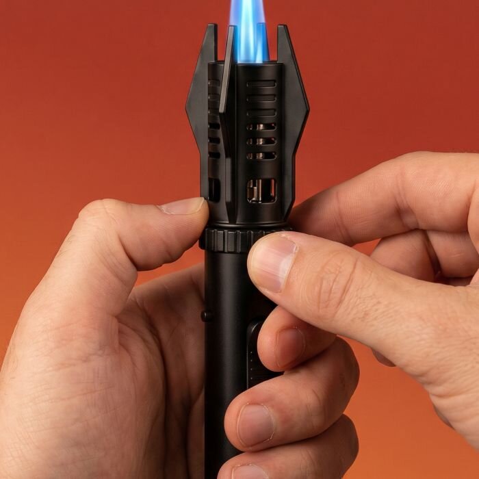 Adjust the FlameJet flame length